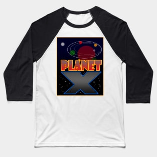 Planet X circle design Baseball T-Shirt